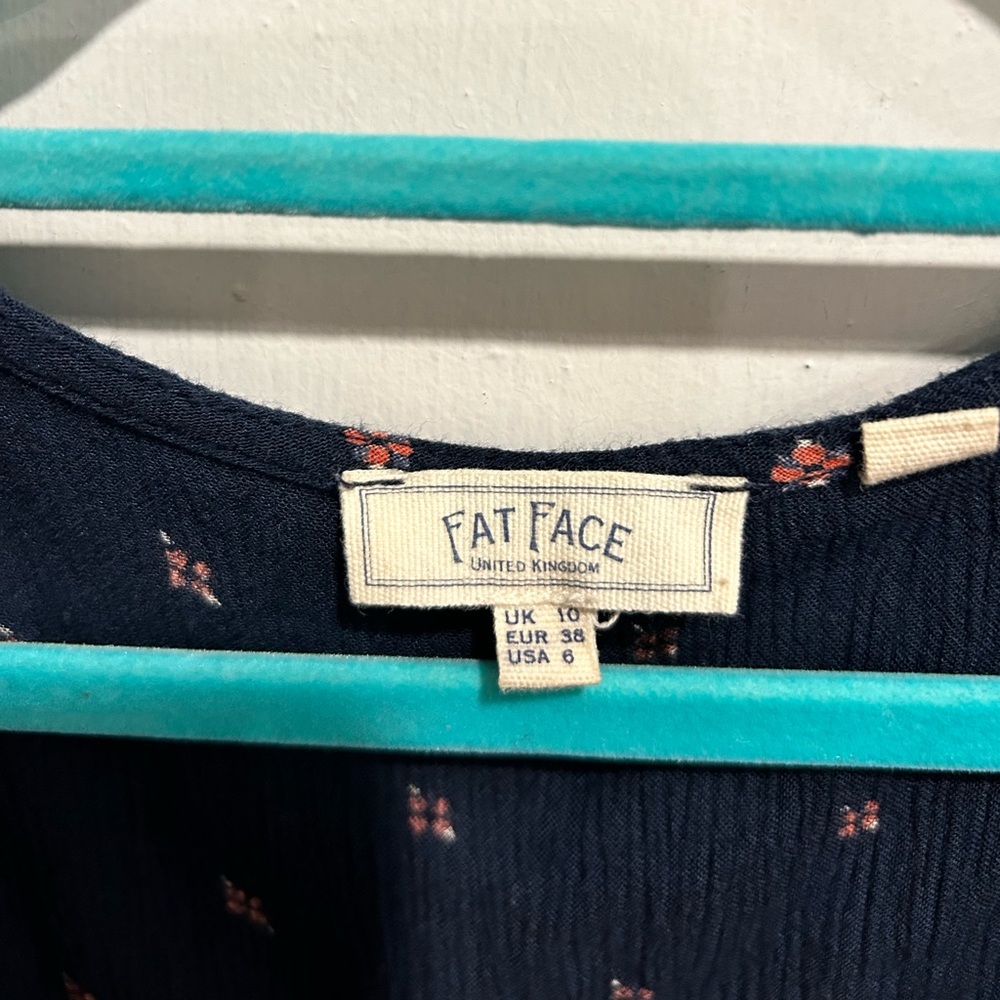 Fat Face Willa Foulard Ditsy Wrap Dress - Picture 4 of 6